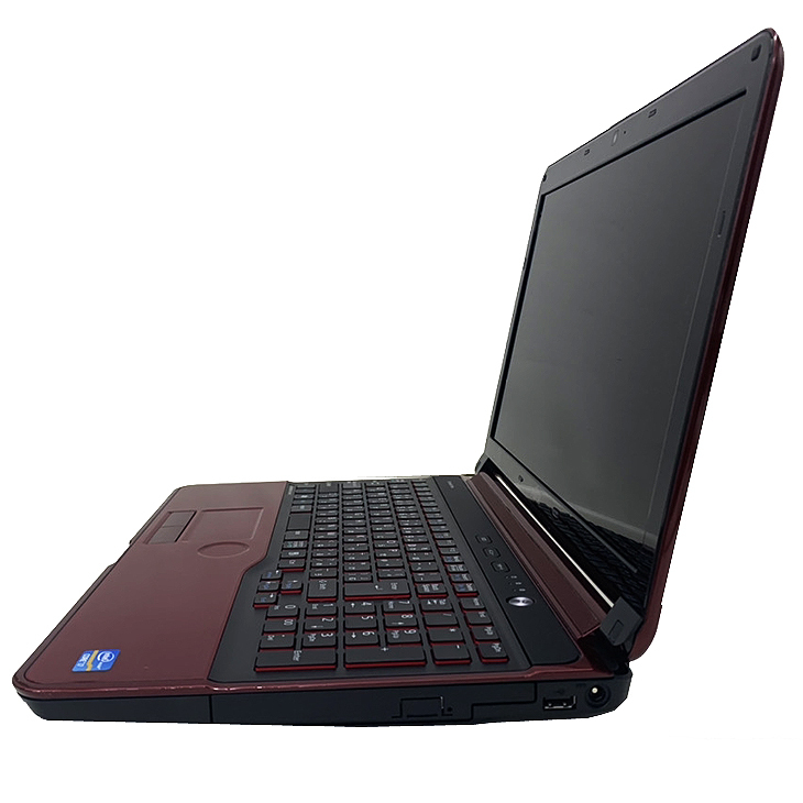 富士通 LIFEBOOK AH77/HR 中古 ノート Office Win10 home 第3世代[Core i7 3610QM メモリ8GB  SSD256GB Blu-ray テンキー カメラ 15.6型 レッド] ：良品