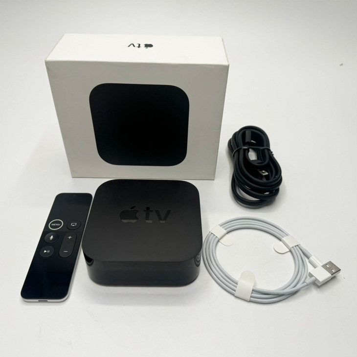 Apple TV HD MR912J/A A1625 32GB tvOS17.4 A8 [タッチと音声でコントロール　Siri Remote  Wi-Fi　Bluetooth 正規品]：良品