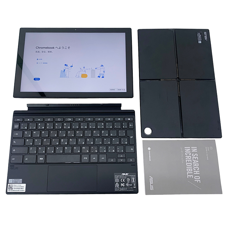 ASUS Chromebook Detachable CM3タッチパネル Chrome OS クローム