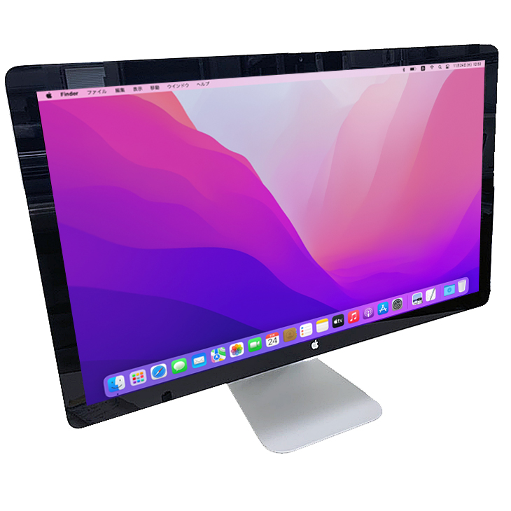 Apple Thunderbolt Display MC914J/A A1407 中古 27インチ液晶モニタ 解像度2560×1440 カメラ USB  サンダーボルトディスプレイ：アウトレット