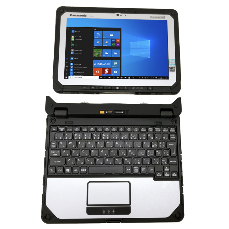 Panasonic TOUGHBOOK タフブック CF-20A0385VJ 現場で活躍 デタッチャブルPC Office [Core m5 6Y57  ４GB SSD128GB 無線 BT 10.1型 スタイラス]：良品 : cf-20a-pl : 中古パソコンのワットファン - 通販 -  Yahoo!ショッピング