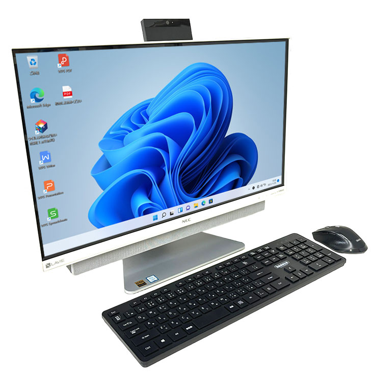 NEC LAVIE Desk DA770/KAW 中古 一体型デスク 地デジ Office