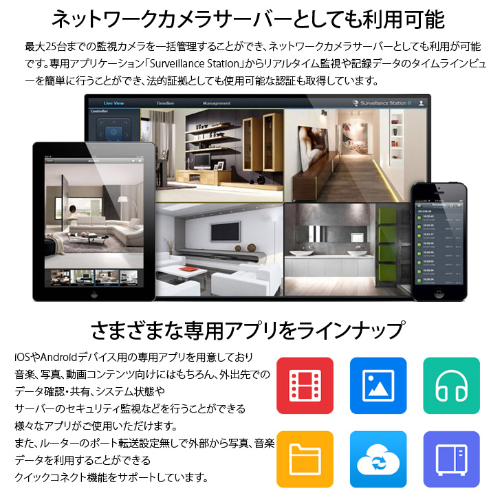 Synology（シノロジー） Synology DiskStation DS224+ 高性能 2ベイNAS