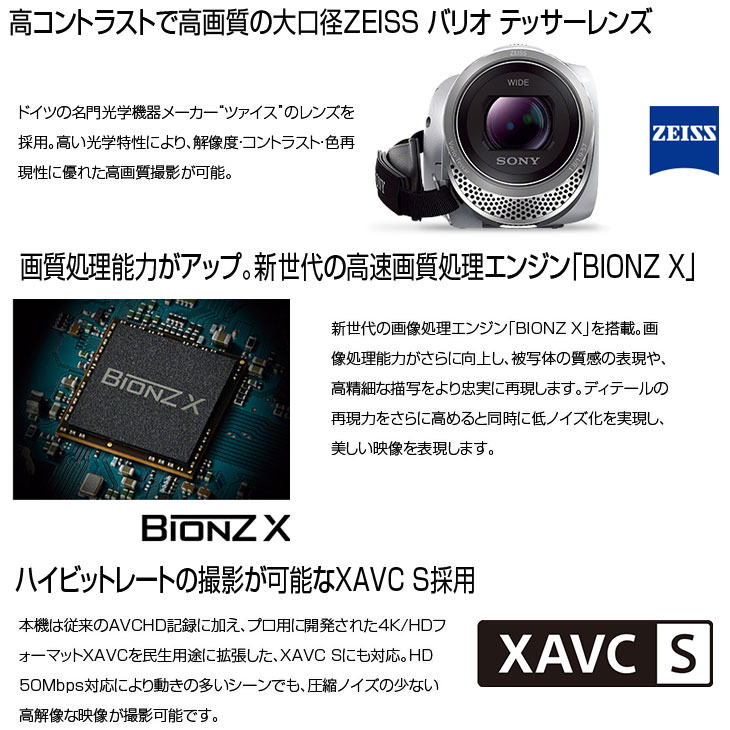 SONY HANDYCAM HDR-CX480 デジタルビデオカメラ ハンディカム 251万