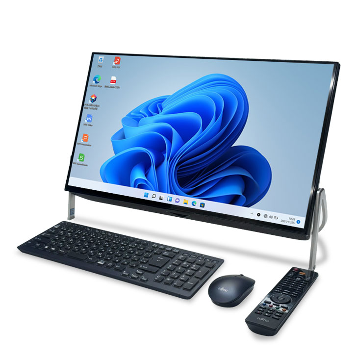 【名入れ無料】 富士通 ESPRIMO FH77/D1 中古 一体型 地デジ Office Win10 or Windowsデスクトップ