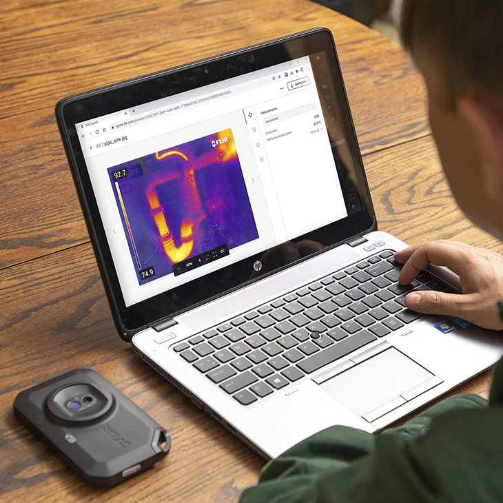 FLIR（フリアー） FLIR C3-X サーモグラフィカメラ Wi-Fi付き 300°まで