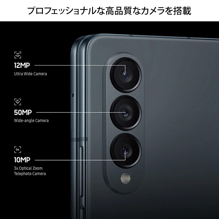 Galaxy Z 【SIMフリー】SAMSUNG Fold4 SC-55C 折りたたみスマーフォン