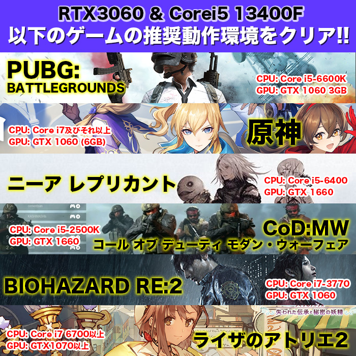 PASOUL ゲーミングPC ホワイト GeForce RTX3060 第13世代 Corei5 PASOUL ゲーミングPC ホワイト GeForce RTX3060 第13世代 Corei5