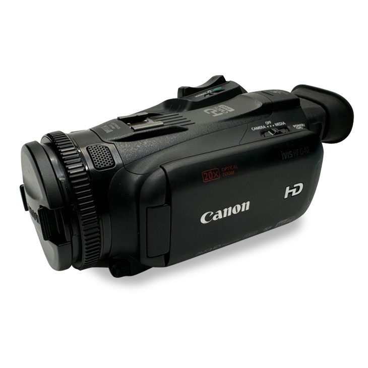 【中古】Canon iVIS HF G400 ルハイビジョンビデオカメラ ハイエンドモデル　DIGIC DV 4　フルHD  光学式手ブレ補正マイクDM-100