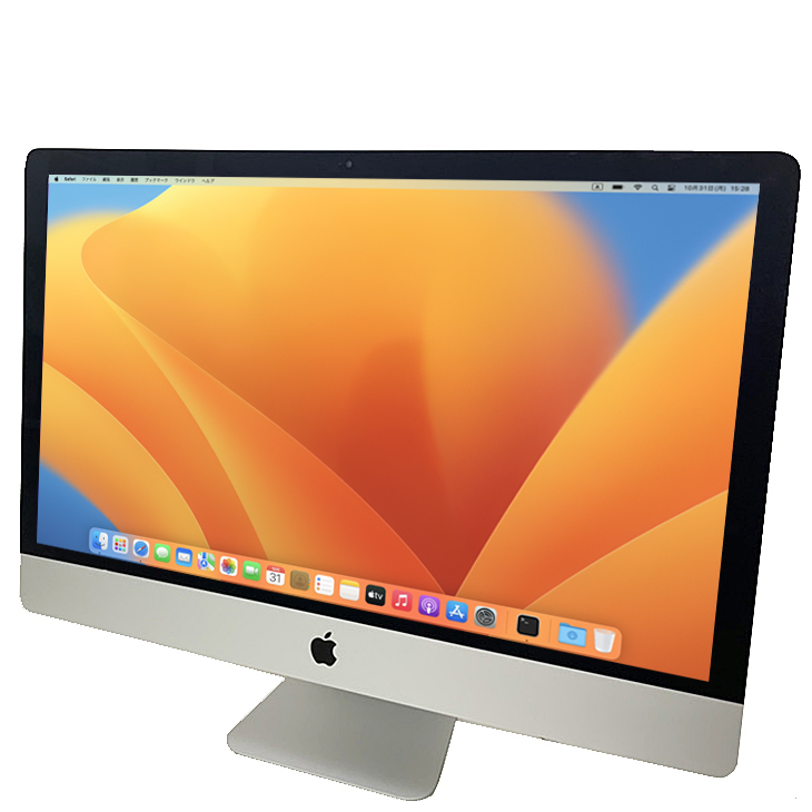Apple iMac 24inch MGPC3J A A2438 4.5K 2021 一体型 選べるOS Touch ID [Apple M1 8コア 8GB SSD256GB 無線 BT カメラ 24インチ Silver  純箱 ]:美品