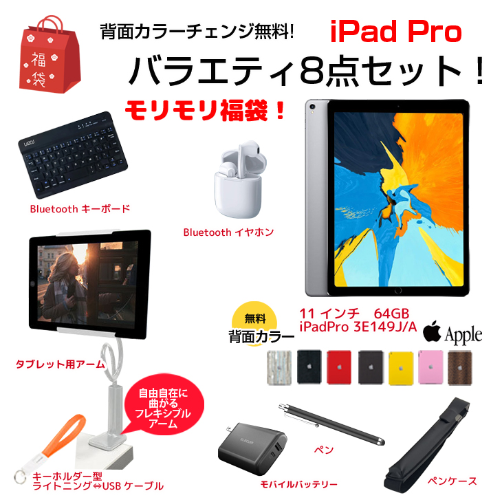 iPad Pro 便利に使える付属品付もりもり８点福袋 】Apple iPad Pro Wi