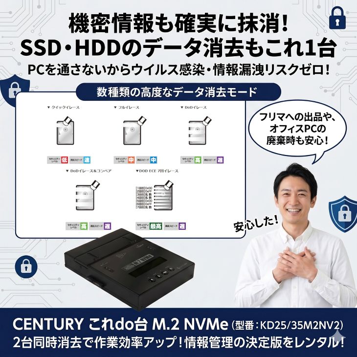 レンタル】1泊2日〜CENTURY これdo台 M.2 NVMe V2 (KD25/35M2NV2)M.2 レンタル】1泊2日〜CENTURY これdo台 M.2 NVMe V2 (KD25/35M2NV2)M.2