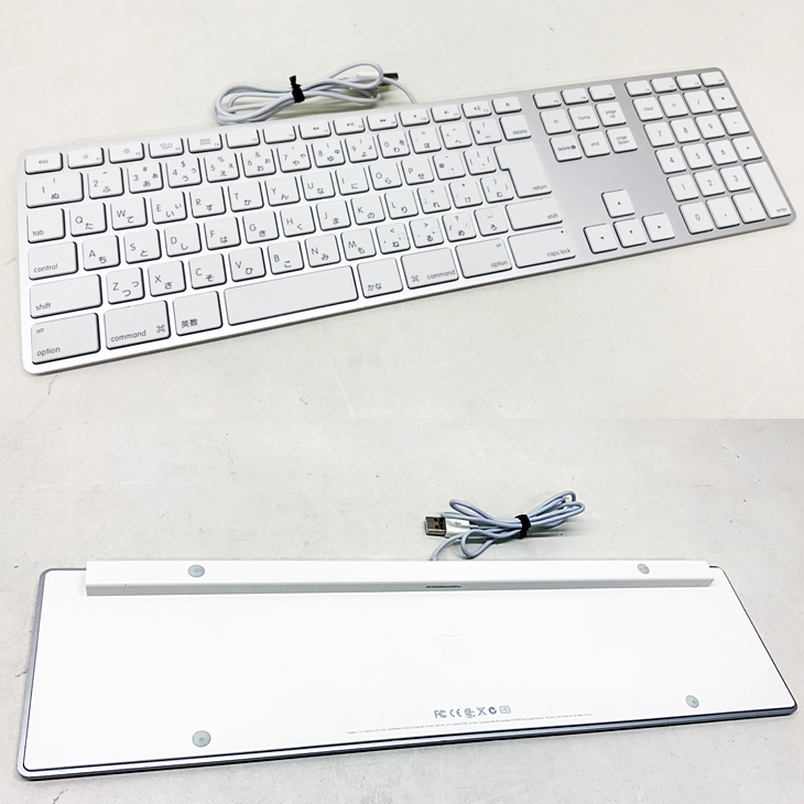 中古】Apple アップル 純正 Apple Keyboard with Numeric Keypad アップルキーボード MB110J/B 日本語配列  A1243 USB接続 送料込み アウトレット : mb101jb-c : 中古パソコンのワットファン - 通販 - Yahoo!ショッピング