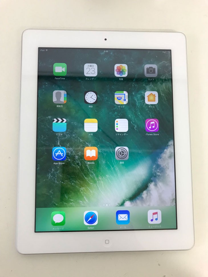 iPad - 極美品★iPad 第4世代　A1458 32GB ホワイト　MD514J/A iPad Apple 第4世代 MD514J/A Retinaディスプレイ Wi-Fiモデル