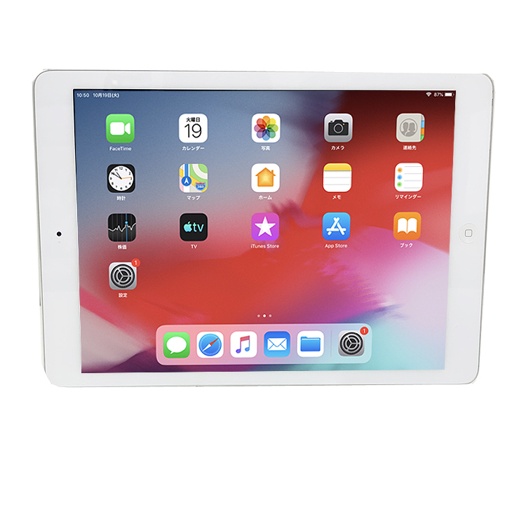 Apple iPad Air MD794J/A au Wi-Fi Cellular 16GB選べるカラー [ A7 16GB(SSD) 9.7インチ  iOS 12.5.5 シルバー ] ：良品 アイパッド 本体
