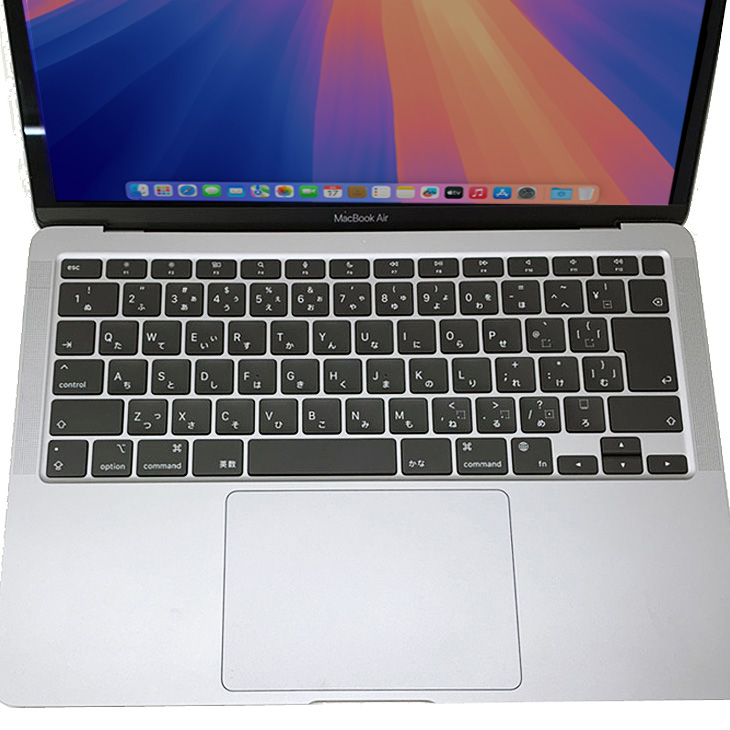 Apple MacBook Air 13.3inch MGN63J/A A2337 Late 2020 選べるOS TouchID [Apple  M1チップ8コア 8GB SSD256GB 無線 BT カメラ 13.3 Space Gray 純箱] ：美品