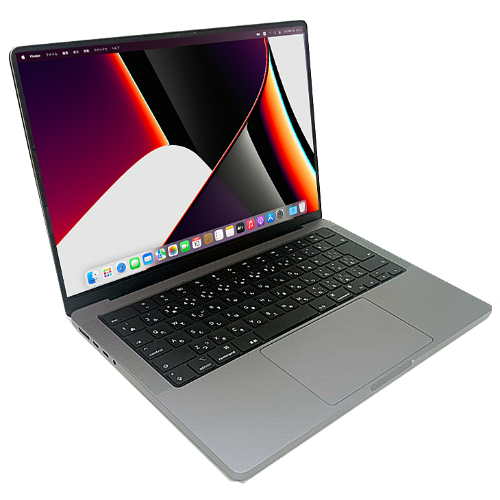 Apple MacBook Pro 14.2inch MKGQ3J/A A2442 2021 TouchID 選べるOS [Apple M1 Pro  10コア 16GB SSD1TB 無線 BT カメラ 14.2 Space Gray 純箱] ：アウトレット