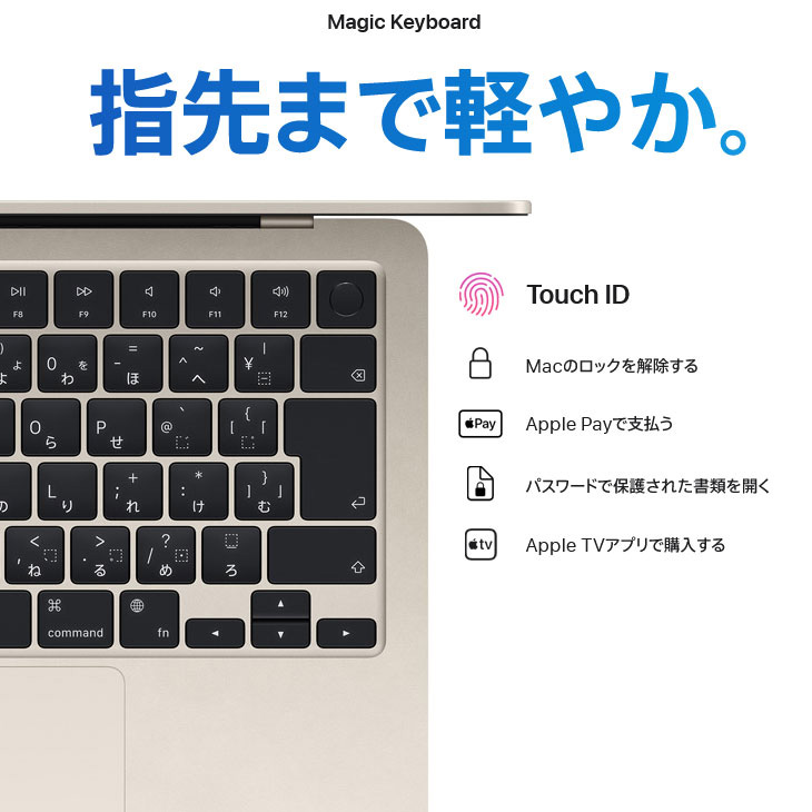 未開封品】Apple MacBook Air 13.6inch MLY13J/A A2681 2022 TouchID