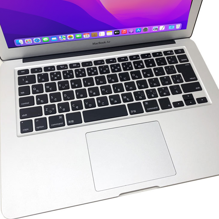 Apple MacBook Air 13.3inch MQD32J/A A1466 2017 選べるOS Monterey or Bigsur  [core i5 5350U 8G SSD128GB 無線 BT カメラ 13.3インチ] ：良品