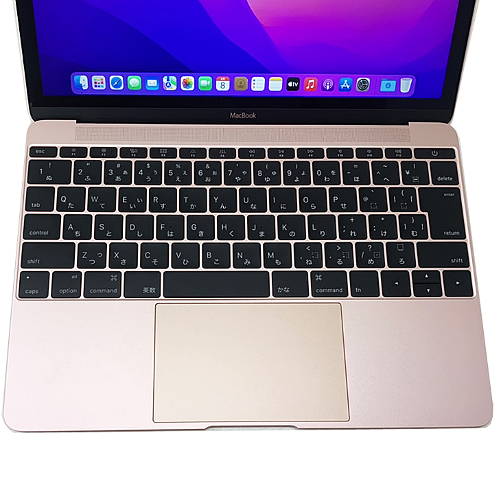 Apple MacBook 12inch MMGL2J/A A1534 Retina Early 2016 ローズゴールド 選べるOS  Monterey or Bigsur [CoreM3 1.1GHz 8G 256G 無線 BT カメラ] ：アウトレット