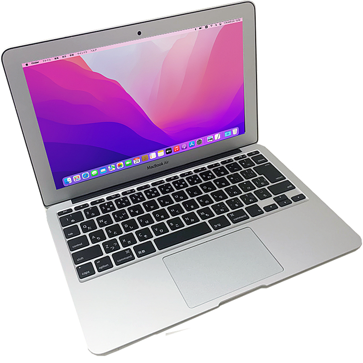 Apple MacBook Air 11.6inch MJVP2J/A A1465 Early 2015 選べるOS Monterey or  Bigsur [core i5 5250U 4GB 256GB 無線 BT カメラ 11.6インチ ] ：アウトレット