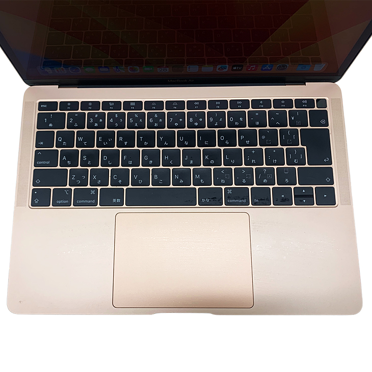 Apple MacBook Air 13.3inch MVFM2J/A A1932 Retina 2018 選べるOS TouchID [core  i5 8210Y 8GB SSD128GB 無線 BT カメラ 13.3 Gold ] ：アウトレット