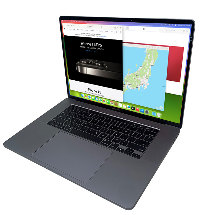 MacBook Pro 16インチ　MVVK2J/A バッテリー交換済みUSキー MacBook Pro 16インチ MVVK2J/A バッテリー交換済みUSキー