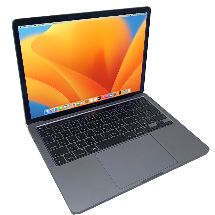 Apple MacBook Pro 13.3inch MYD82J/A A2338 2020 選べるOS TouchBar TouchID  [Apple M1 8G 256G 13.3 純箱 Space Gray] ：美品