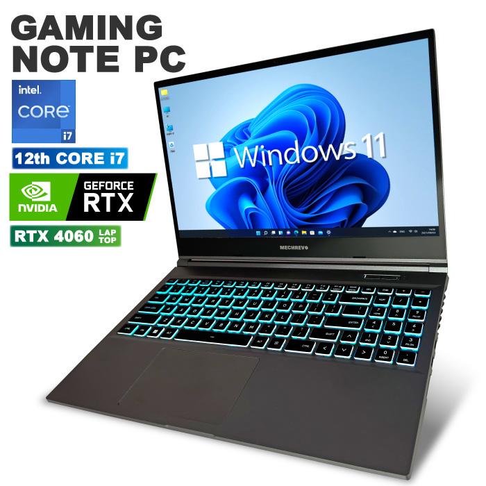 ゲーミングPC ノートパソコン GeForce RTX4060 第12世代 Intel Corei7