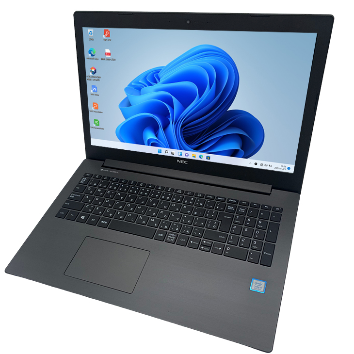 NEC LAVIE NS700/KAB 中古 ノート Office Win11 home 第8世代 [Core i7 8550U メモリ12GB  512GB BD 無線　BT テンキー カメラ ブラック]：良品