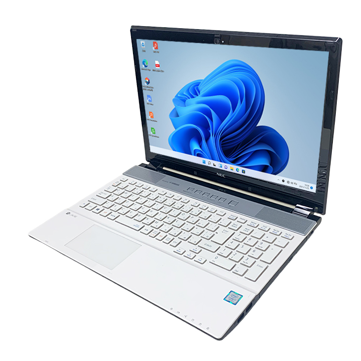 【新品バッテリー交換】NEC LAVIE NS750/FAW 中古 ノート Office Win11 第7世代タッチパネル[Core i7 7500U  8G 512G BD 無線 テンキー カメラ 15.6 ] ：良品