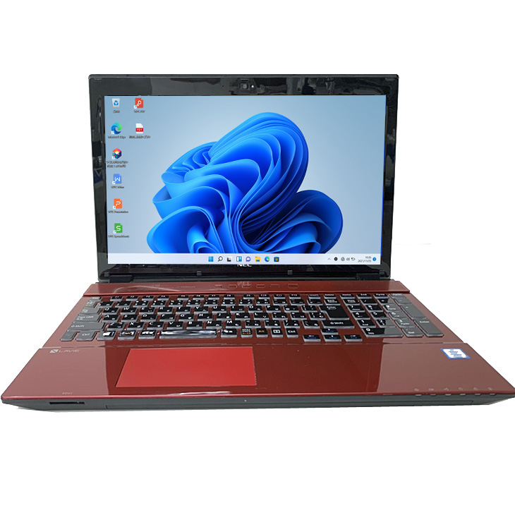 NEC LL750T クリスタルレッド 正常動作品 Win11 NEC LaVie L LL750/DS6R PC-LL750DS6R [クリスタルレッド] 価格