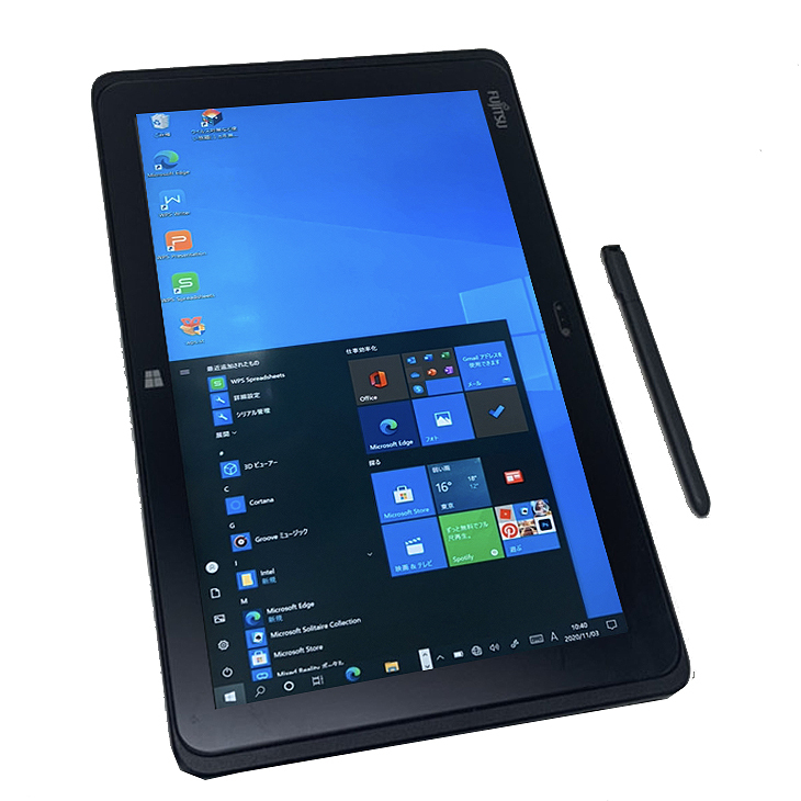 【今だけ最終価格！】富士通 ARROWS Tab Q506/NE 中古 タブレット Windows10 [Atom Z8550 4GB 64GB 無線  カメラ 10.1型] ：良品