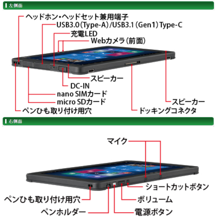 富士通 ARROWS Tab Q509/VB 中古 防水 タブレット Win10 Office WUXGA