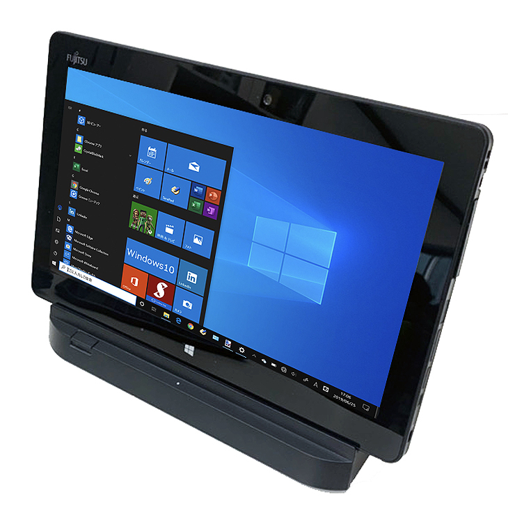 富士通 ARROWS Tab Q616/P 中古 防水 タブレット Win10 Home Office