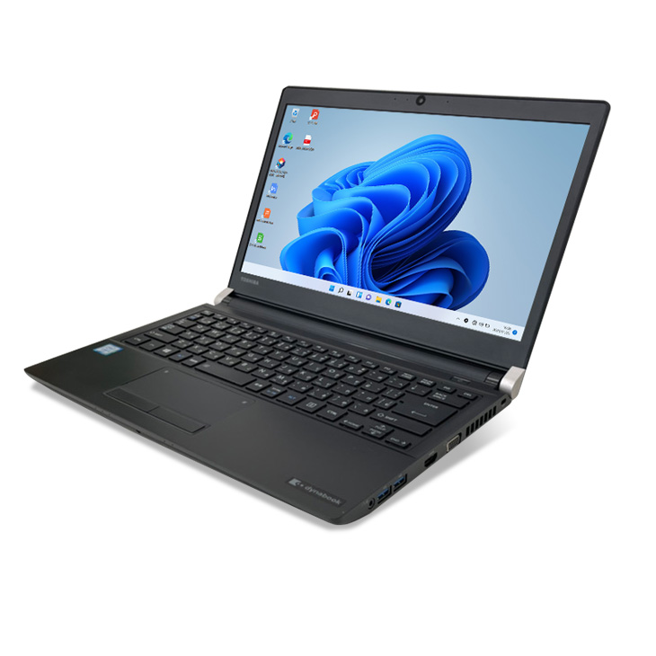 【今だけSSD倍増中↑】東芝 dynabook R73/D 中古 ノート Office Win11 第6世代 [Core i5 6200U  メモリ8GB 256GB マルチ 無線 カメラ 13.3型] ：良品