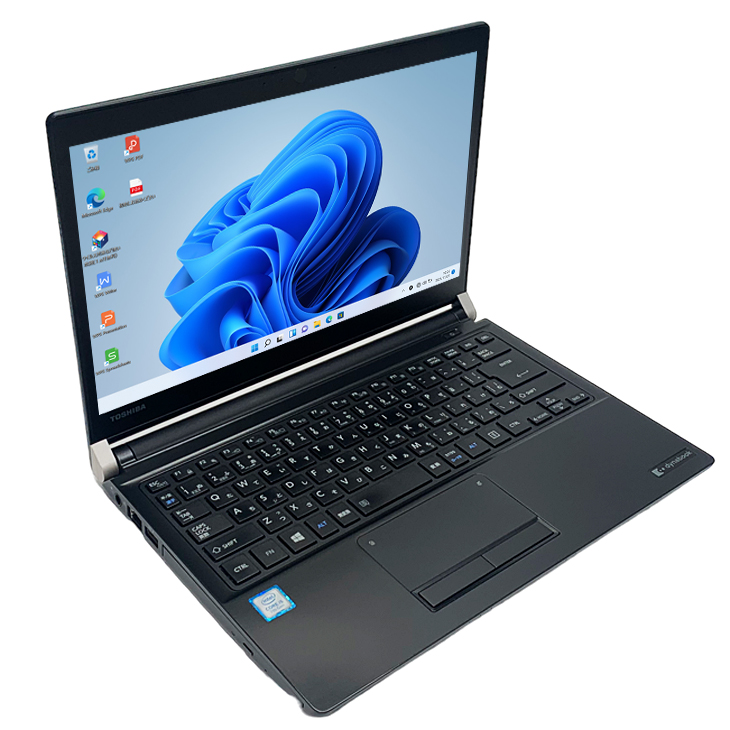 東芝 dynabook R73/H 中古 ノートパソコン Office 選べる Win11 or Win10 第7世代 [Core i5 7200U  8GB 512GB マルチ 無線 13.3型　HDMI SD] ：良品