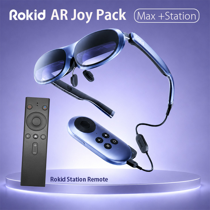 グラス＆ステーションセット】ROKID MAX RA201 ARグラス ROKID STATION