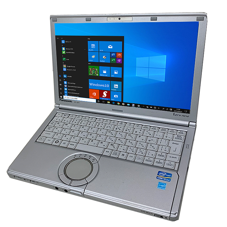 Panasonic CF-SX1 中古 レッツノート 選べるカラー Office Win10 [Core i5 2540M 8GB SSD256GB  ROM 無線 カメラ 12.1型] ：良品