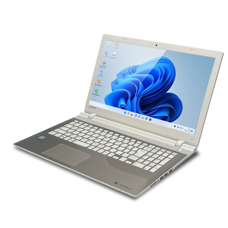 東芝 DynaBook T75/UG サテンゴールド PT75UGP-BWA 中古ノート