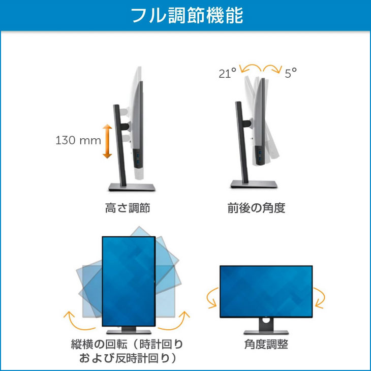 DELL 27インチ 液晶モニター U2717D 非光沢IPSパネル WQHD Amazon.com: Dell U2717D IPS 27