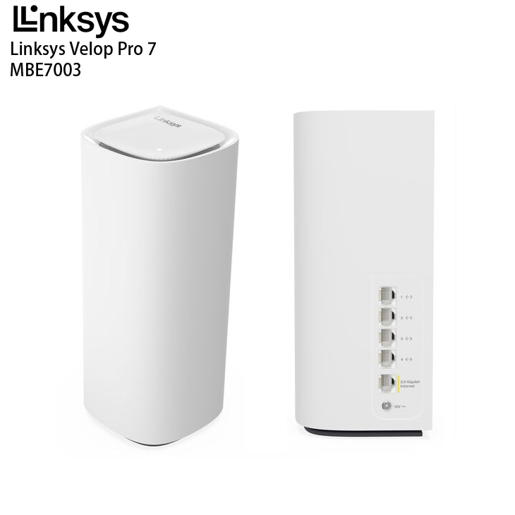 VELOP 【送料無料】Linksys Velop Pro 7 MBE7003 Wi-Fi7トライバンド
