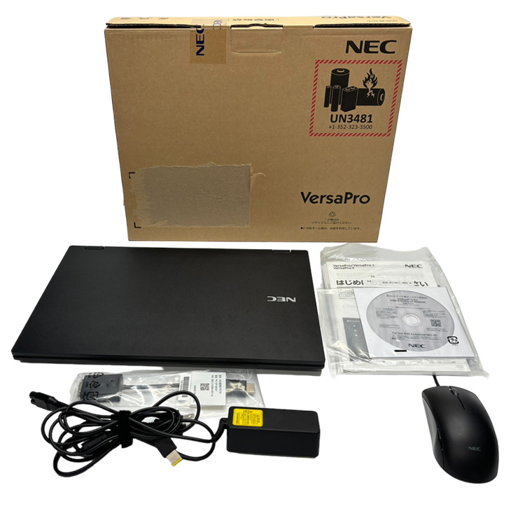 NEC VersaPro VUT16F-Y 中古ノート Win11 第10世代 テンキー カメラ [Corei5 10210U 8GB  SSD512GB 無線 テンキー マルチ BT 15.6型 純箱]：良品