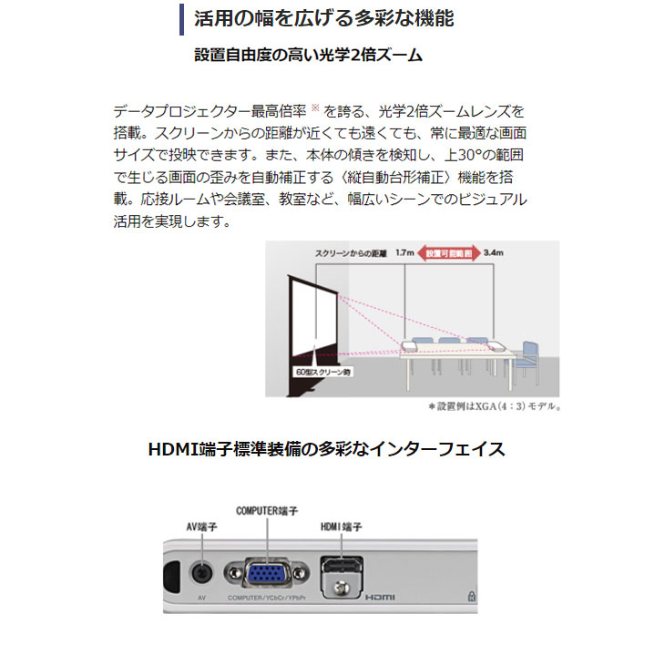 CASIO 液晶プロジェクター XJ-A142 使用900時間以下 2500lm XGA 1chip DLP方式 水銀ゼロ HDMI :良品 : xj- a142-b : 中古パソコンのワットファン - 通販 - Yahoo!ショッピング