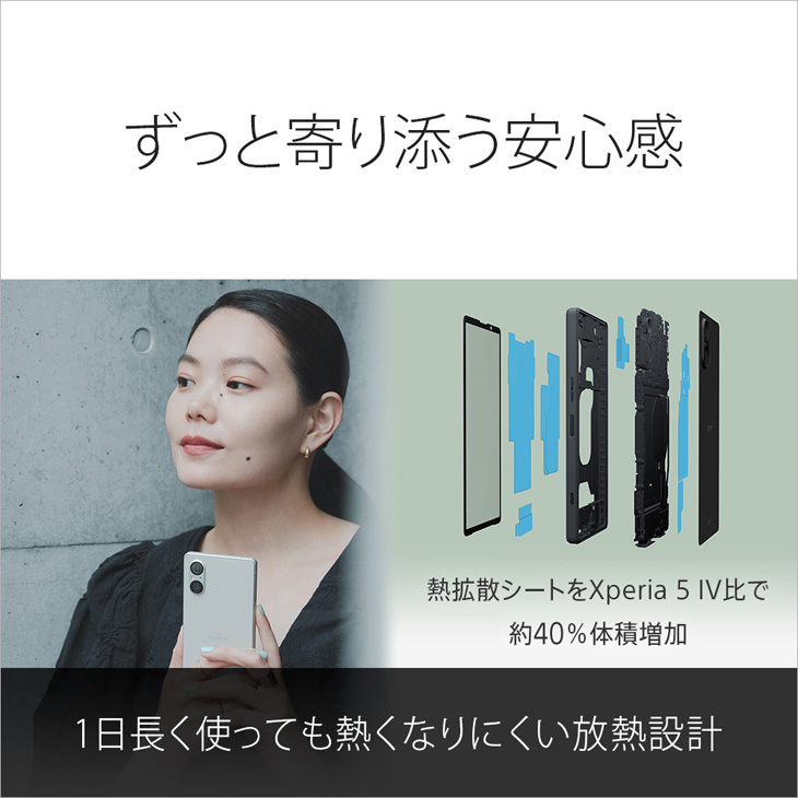 即配【美品】SIMフリー Xperia 5V 256GB XQ-DE44 ★ Xperia 5 V XQ-DE44[256GB] SIMフリー ブラックの買取価格｜中古