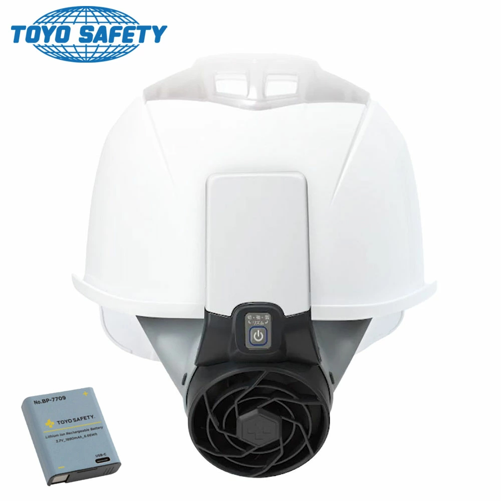 TOYO SAFETY（トーヨーセフティー） 送風機 ヘルメット用 扇風機 送風