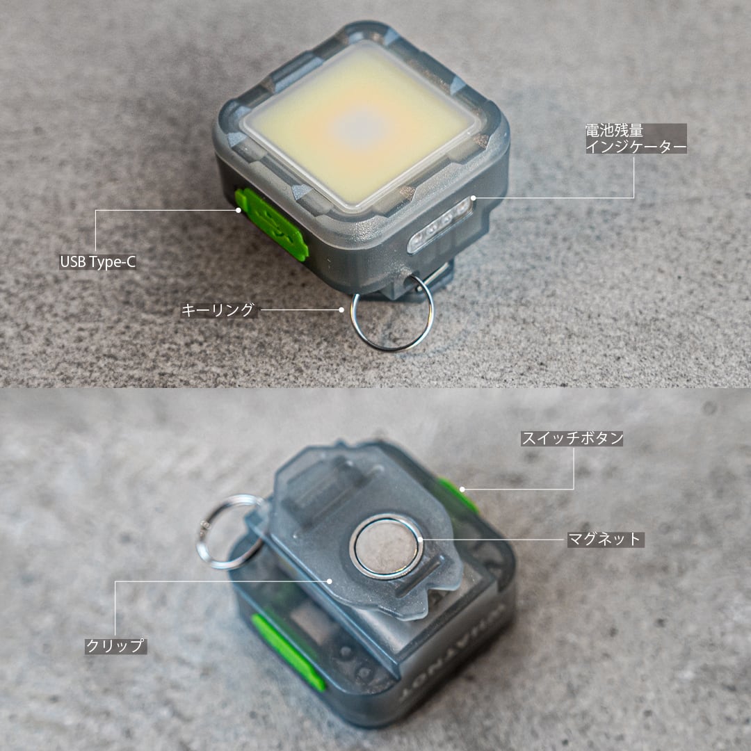 今ならほぼ即納！ ワットノット WHATNOT 充電式 LED タクティカルクリップライト アウトドア寝具