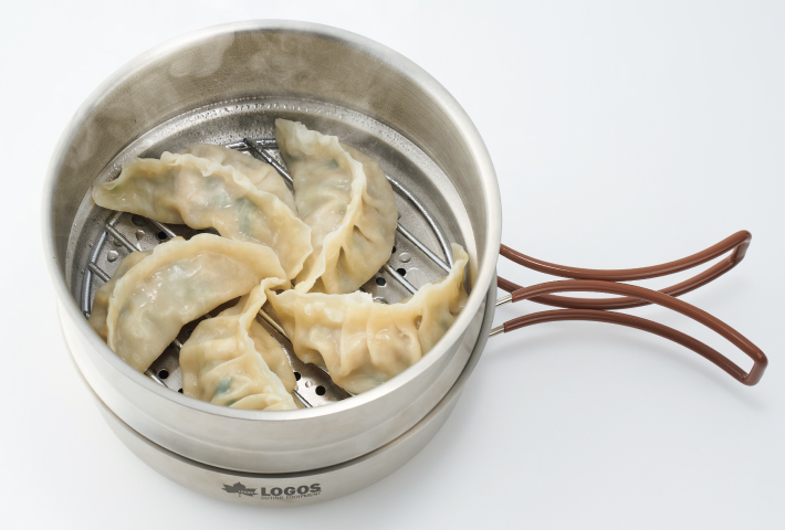 LOGOS（ロゴス） キャンプ クッカー セット 蒸し器 フライパン 浅鍋