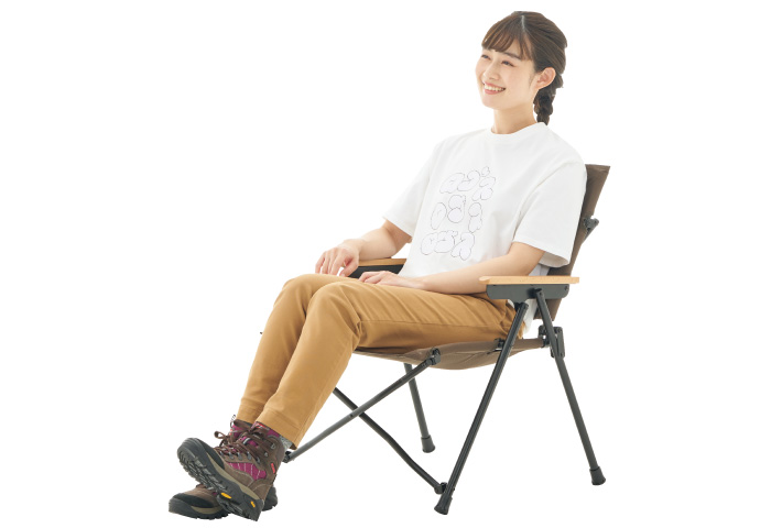 LOGOS　木製　キャンピング　テーブル　チェア LOGOS（ロゴス） アウトドア キャンプ ツーリングライトチェア ロー