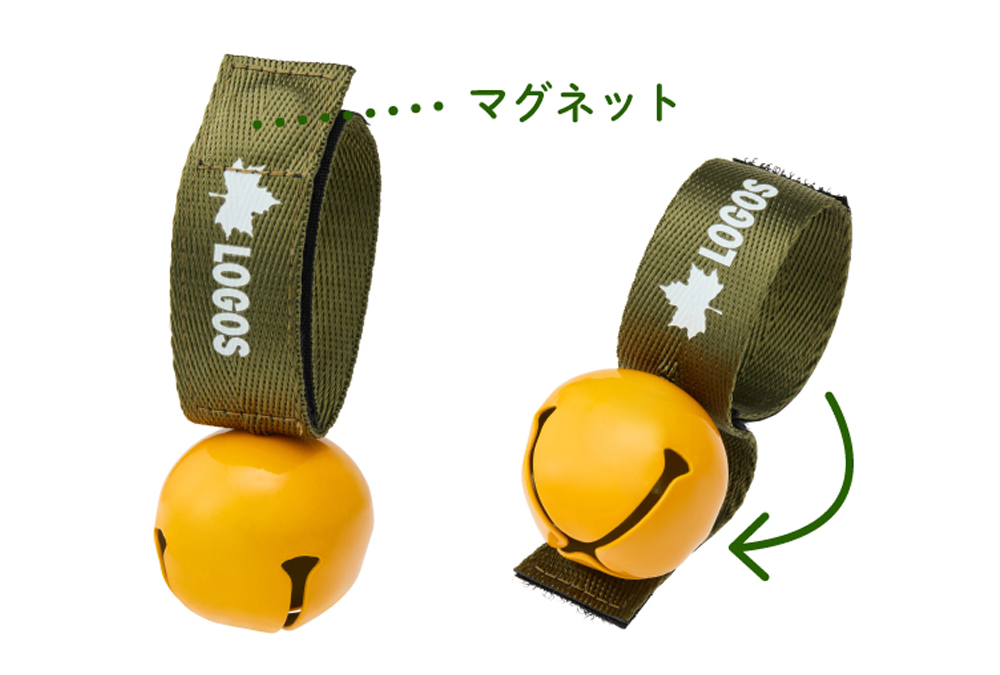 LOGOS（ロゴス） 熊ベル-BF 71909053 熊鈴 くまベル 消音機能付き 登山